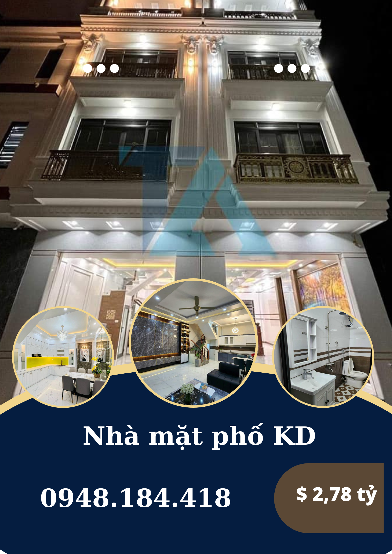 Cần bán Nhà mặt tiền đường Trần Nhân Tông, Phường Nam Sơn, Diện tích 48m², Giá Thương lượng 1