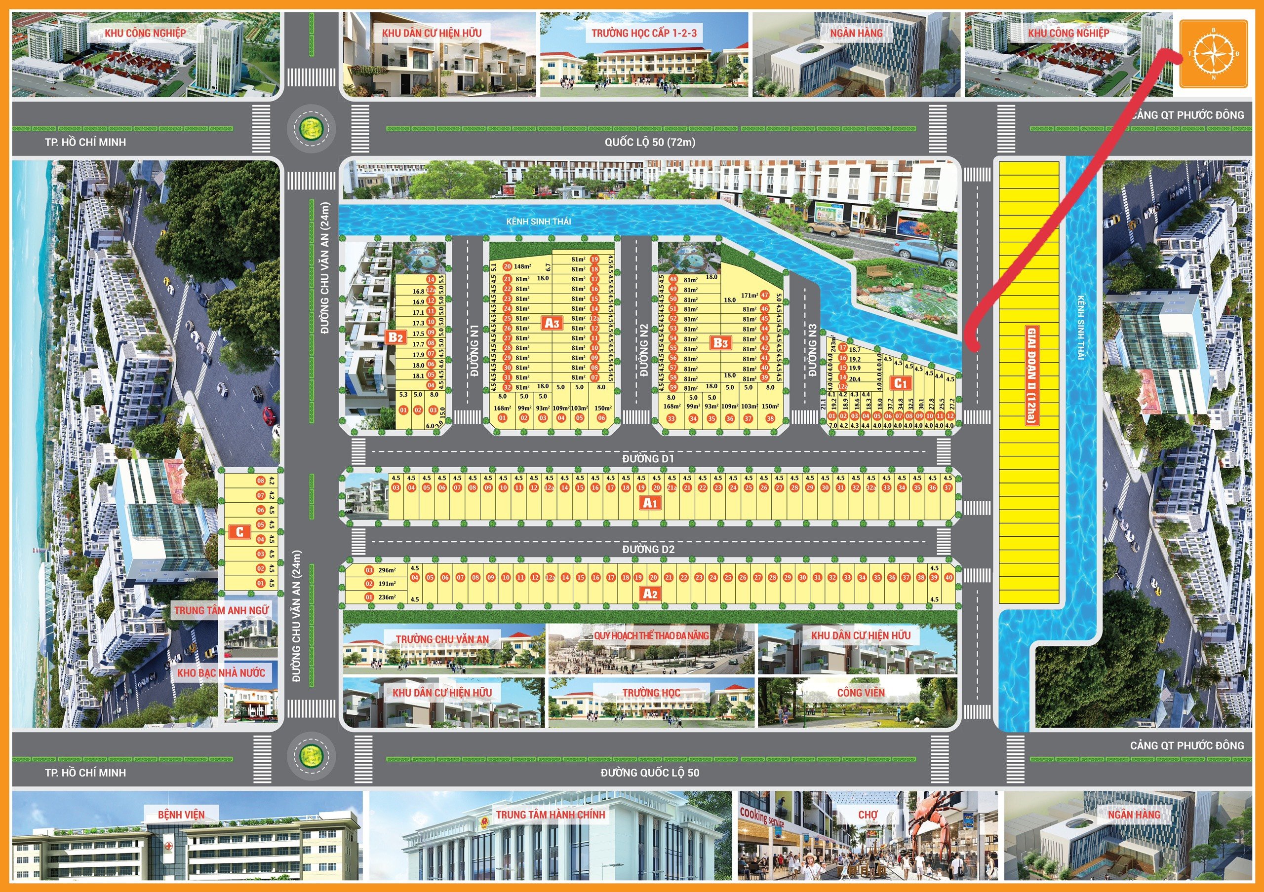 Cần bán Đất Thị trấn Cần Đước, Cần Đước, Diện tích 81m², Giá Thương lượng 5