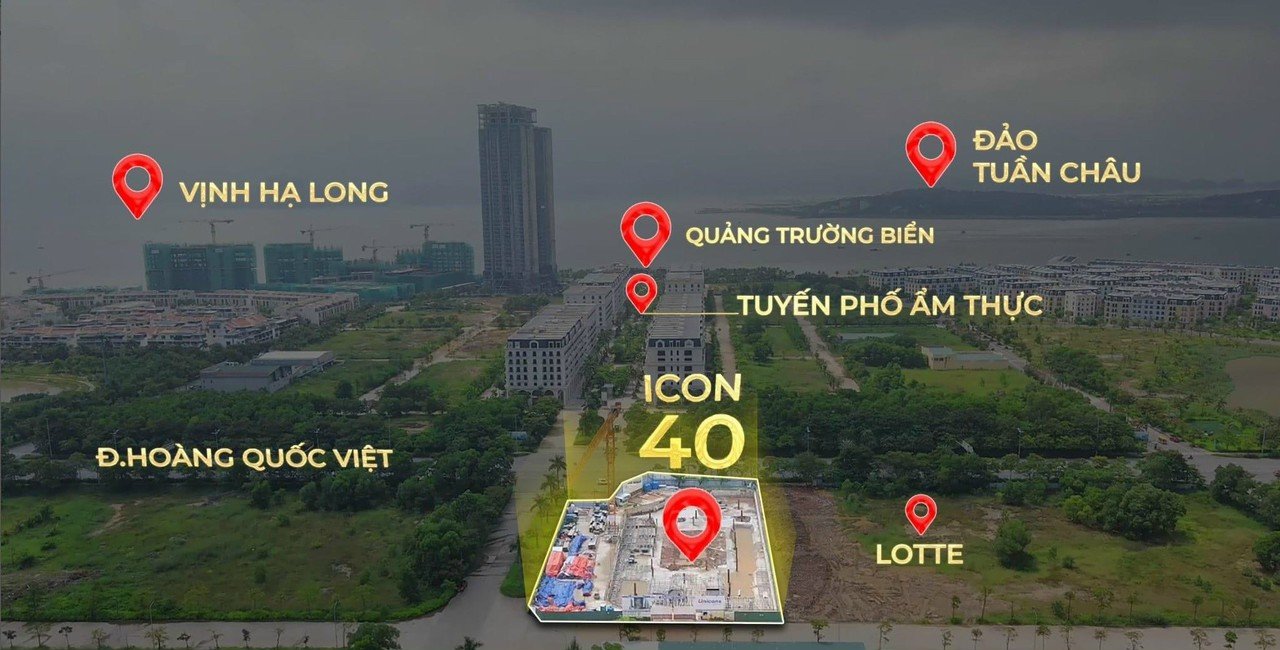 Căn ngoại giao view biển Icon40 Hạ Long giá tốt chỉ 1,2 tỷ 35m2 sở hữu lâu dài CK 15%, chia làm 15 đợt thanh toán 1