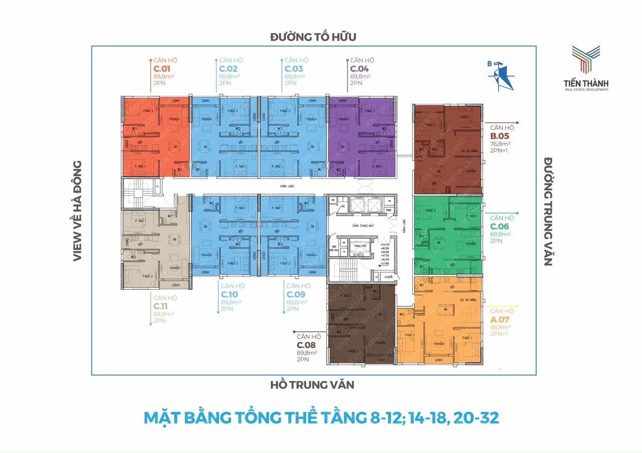 Cần bán căn hộ suất ngoại giao giá 19.5tr/m2 tại dự án NOXH NHS Trung Văn Nam Từ Liêm Hà Nội 3