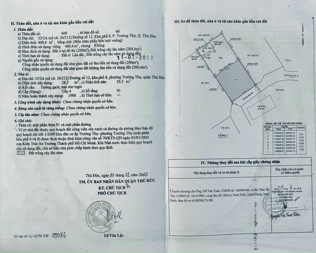 BDS HVL Bán lô đất xây BT đối diện chung cư Chương Dương đường 12 Trường Thọ, TĐ 07/04/2023 6