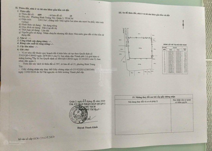 BDS HVL Bán đất đường xe hơi phường Bình Trưng Tây, TĐ 16/04/2023 6