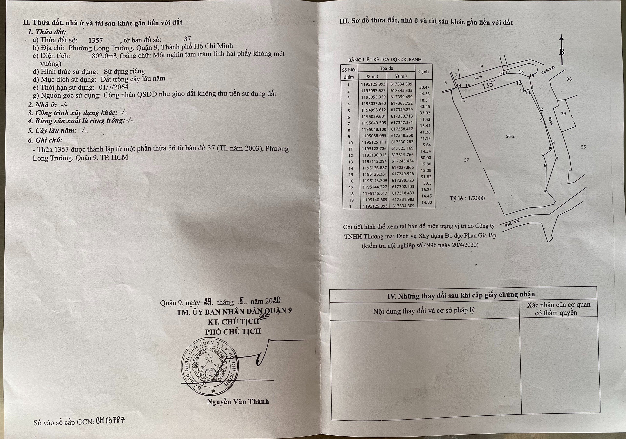 BDS HVL Bán đất đường xe hơi phường Bình Trưng Tây, TĐ 16/04/2023 8