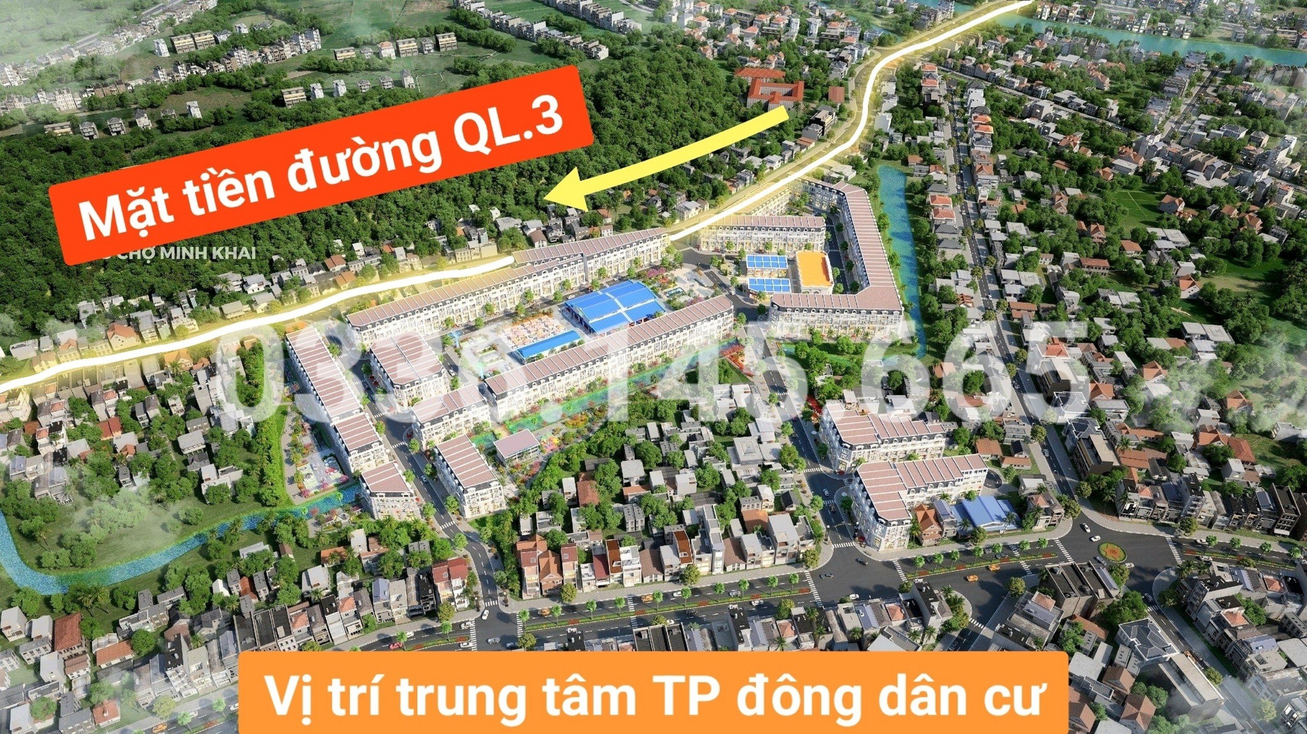 Đất nền TRUNG TÂM Thành phố, cạnh chợ đầu mối LỚN NHẤT khu vực zzzá chỉ 950TR 2