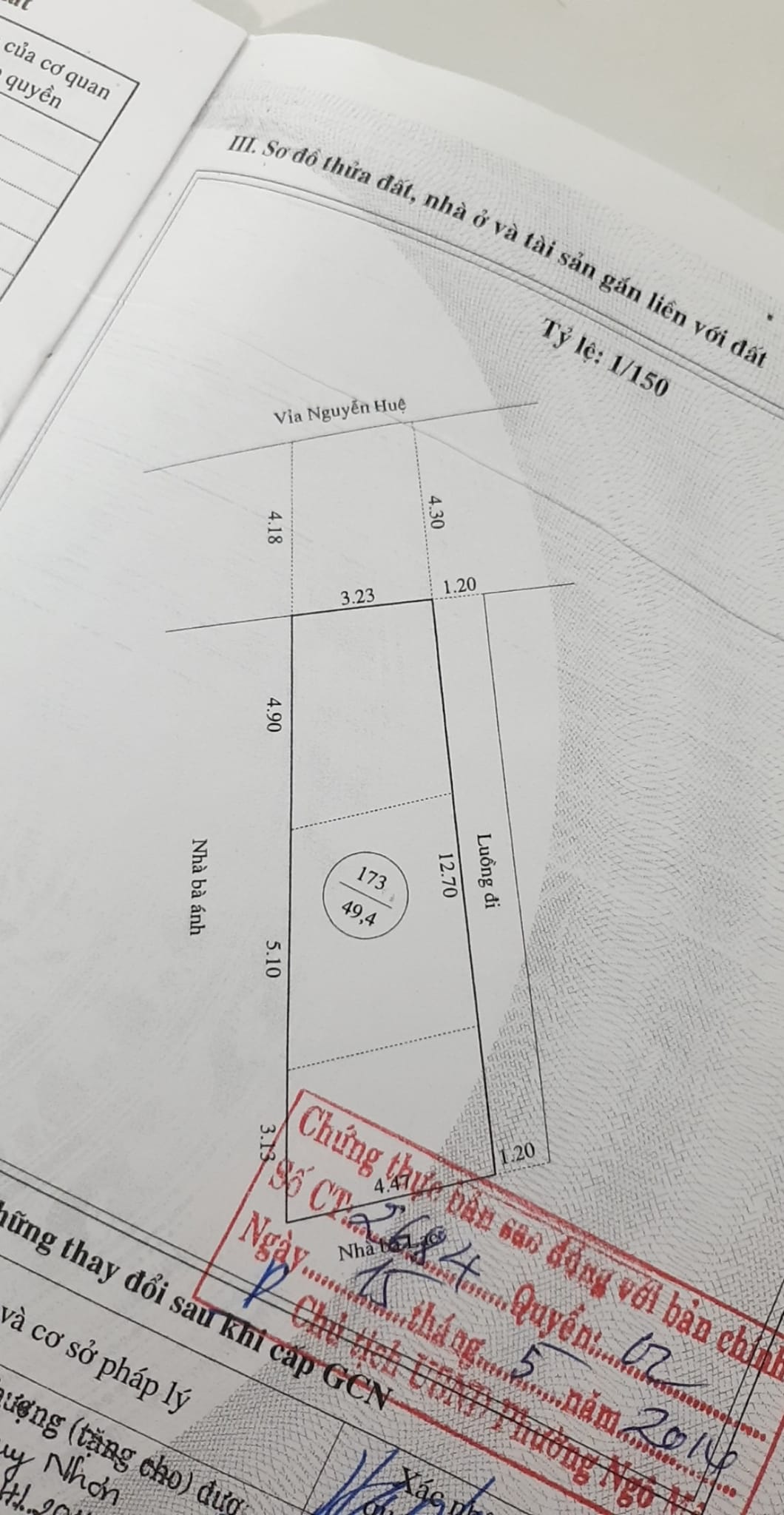 Cần bán Nhà mặt tiền đường Nguyễn Huệ, Phường Trần Phú, Diện tích 50m², Giá 6.8 Tỷ 2