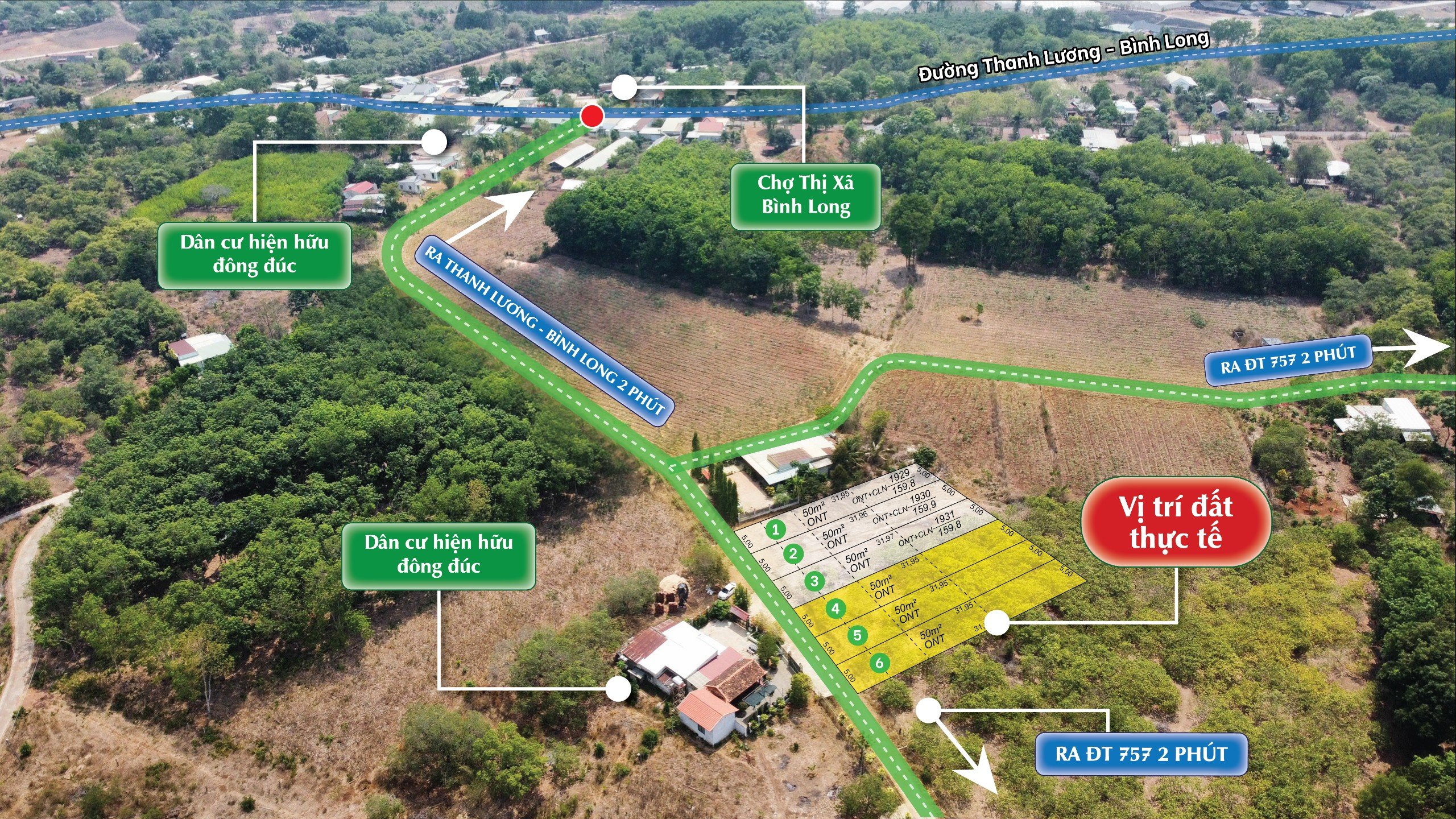 Cần bán Đất đường ĐT 757, Xã Thanh Lương, Diện tích 160m², Giá Thương lượng 4