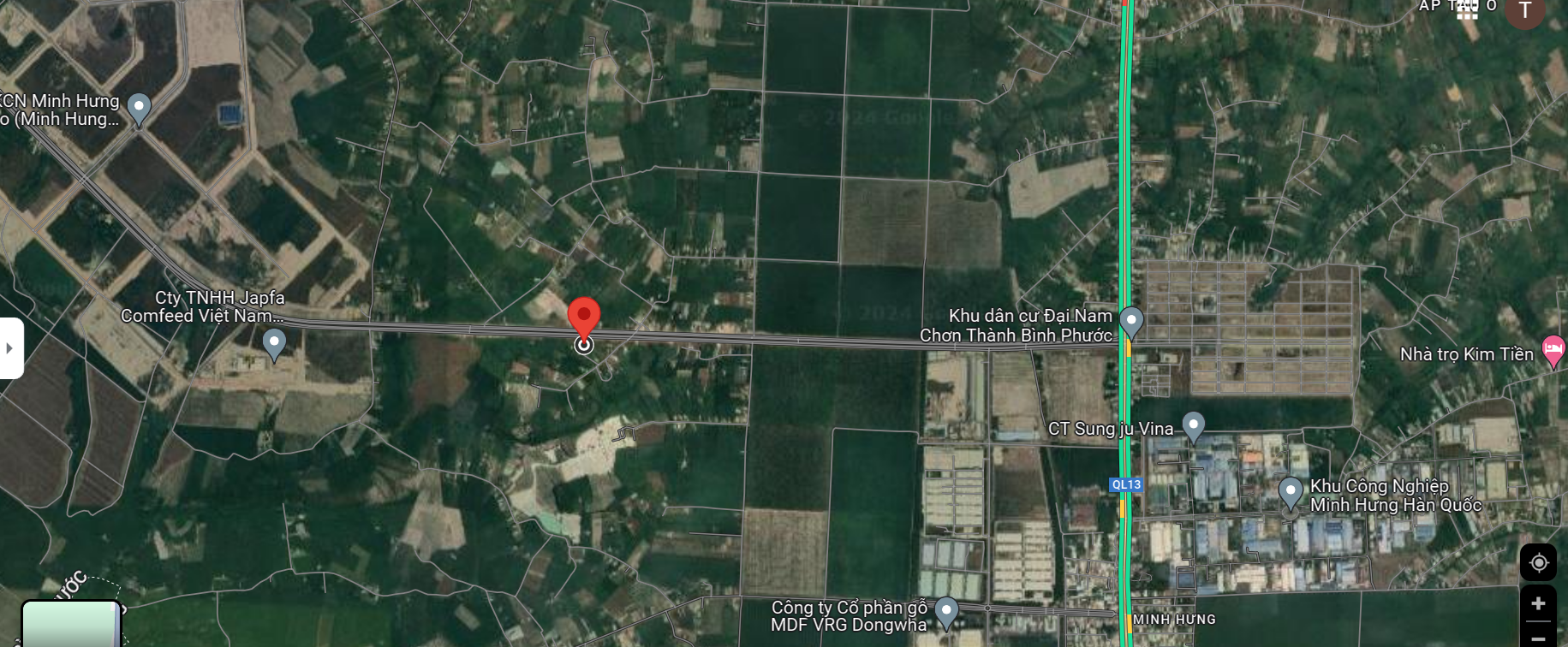 Cần bán Đất ngộp đường ĐT 741, Xã Minh Hưng, Diện tích 325m², Giá 460 Triệu
