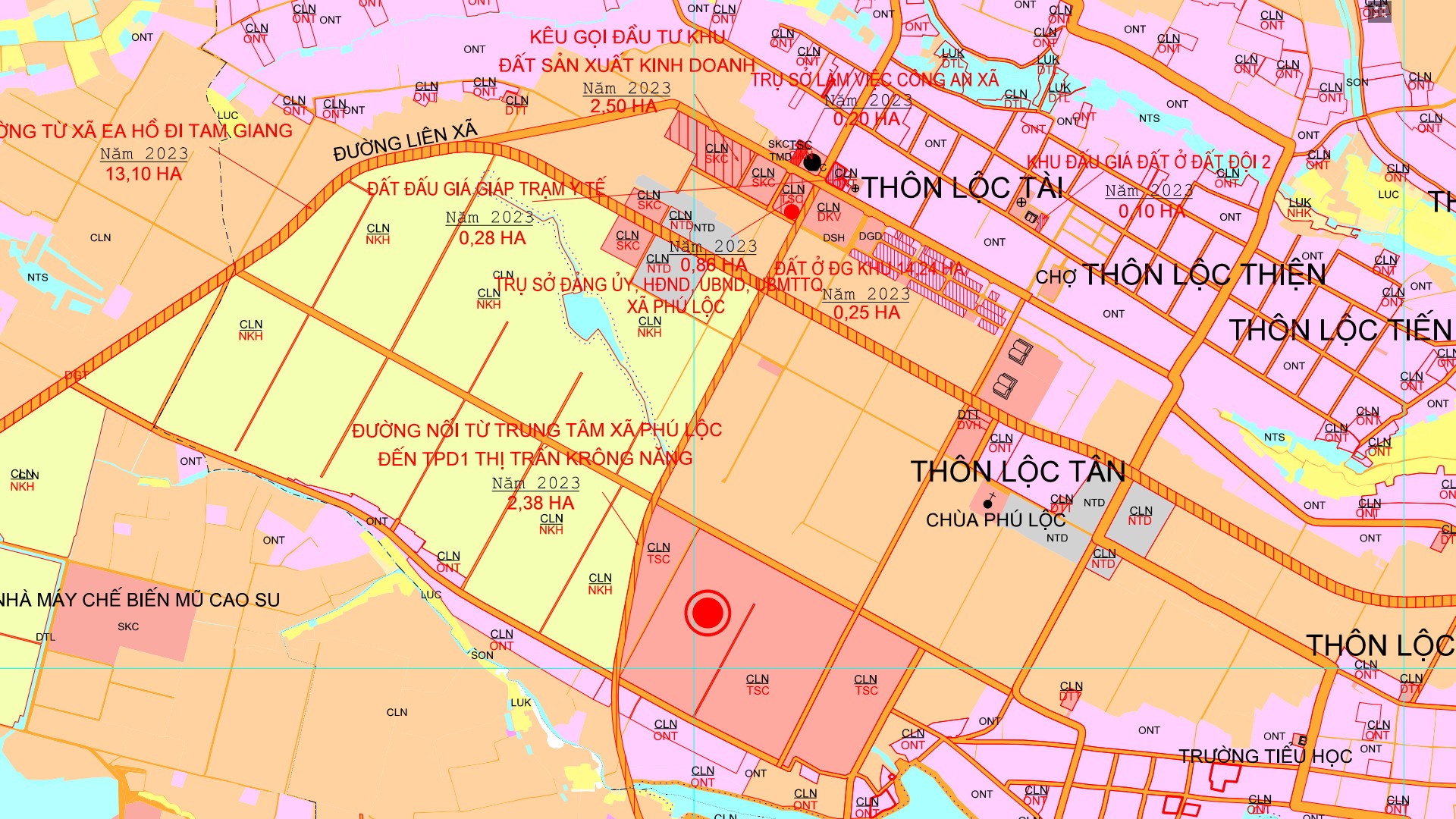 Cần bán Đất đường Hùng Vương, Thị trấn Krông Năng, Diện tích 140m² full thổ cư, Giá Thương lượng 8
