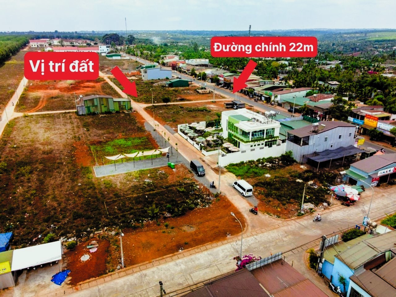 Nhà cần tiền bán 3 lô liền kề cạnh chợ, khu dân cư Phú Lộc Krông Năng Đắk Lắk 1