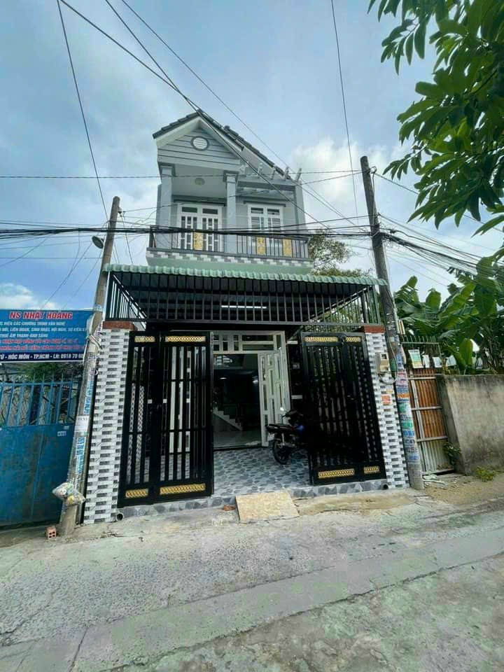 Nhà hẻm Nguyễn Thị Sáu, xã Thới Tam Thôn, Hóc Môn dt 70m2 1 lầu 3pn 3wc giá 3 tỷ 690 4