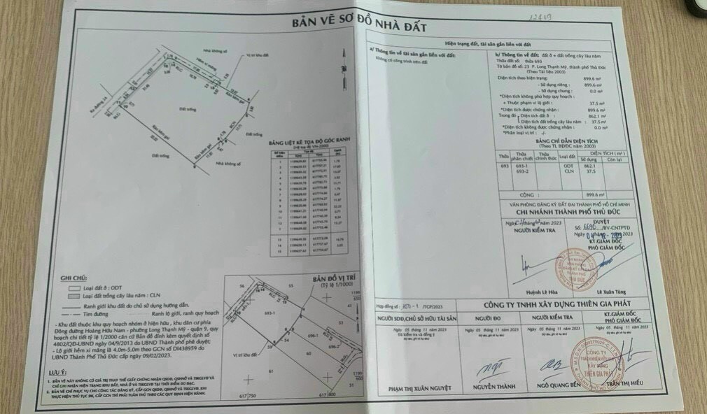 Cần bán Đất Phường Long Thạnh Mỹ, Quận 9, Diện tích 899m², Giá 30 Tỷ 5