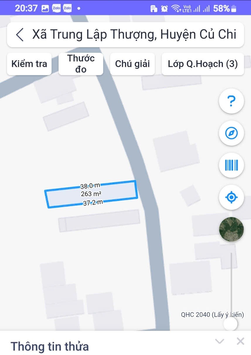 Kèo thơm 263m2 Đất Mặt Tiền Trung Lập Củ Chi TP. Hồ Chí Minh có 2 tỷ x 2