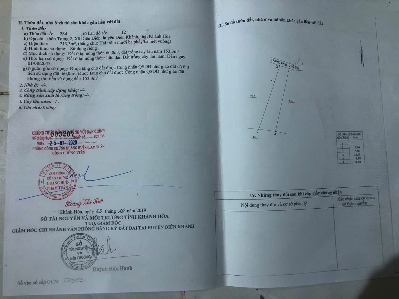 Bán đất Diên Điền giá rẻ thôn Trung 2 gần Hương Lộ 5 3