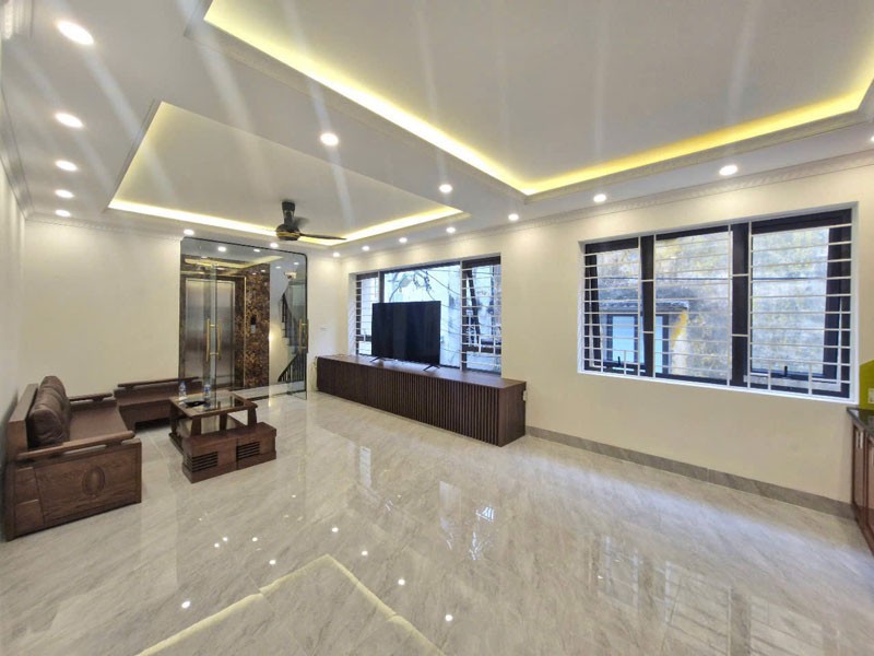 Bán 59,3m2 nhà 6 tầng thang máy, ngõ 12 Thạch Bàn. Nhà mới đẹp, tiện ích bạt ngàn, gần hồ điều hòa 7