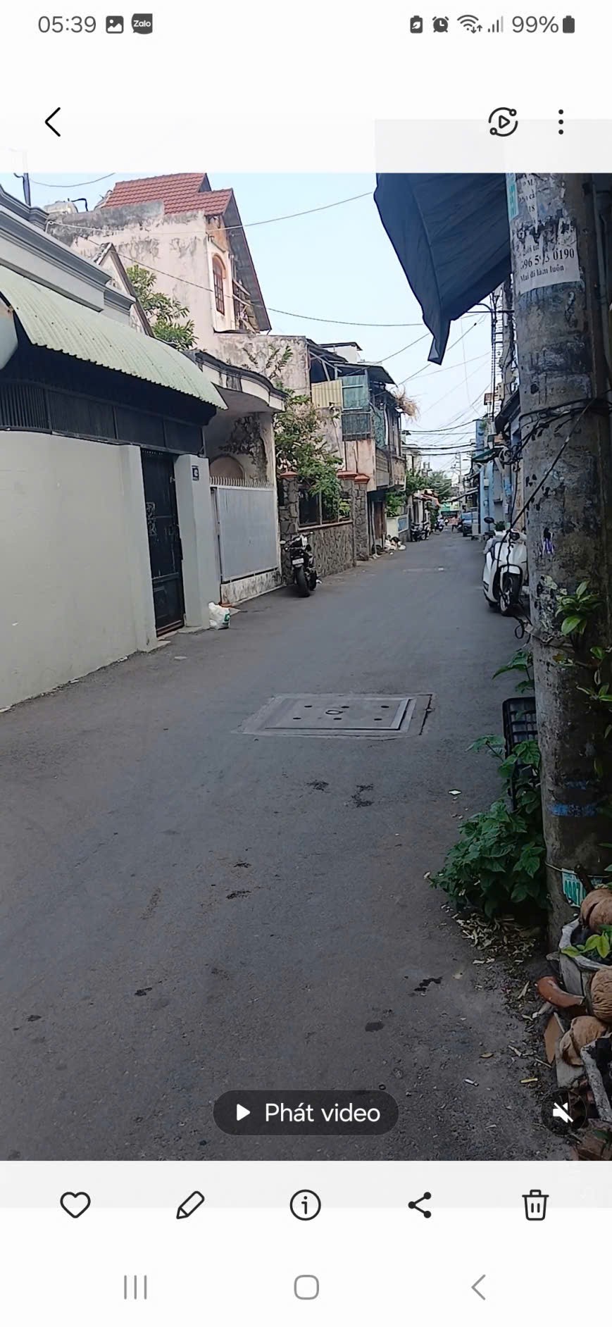 CHO THUÊ NHÀ NGUYÊN CĂN MẶT TIỀN ĐƯỜNG CHỢ 275 HIỆP PHÚ