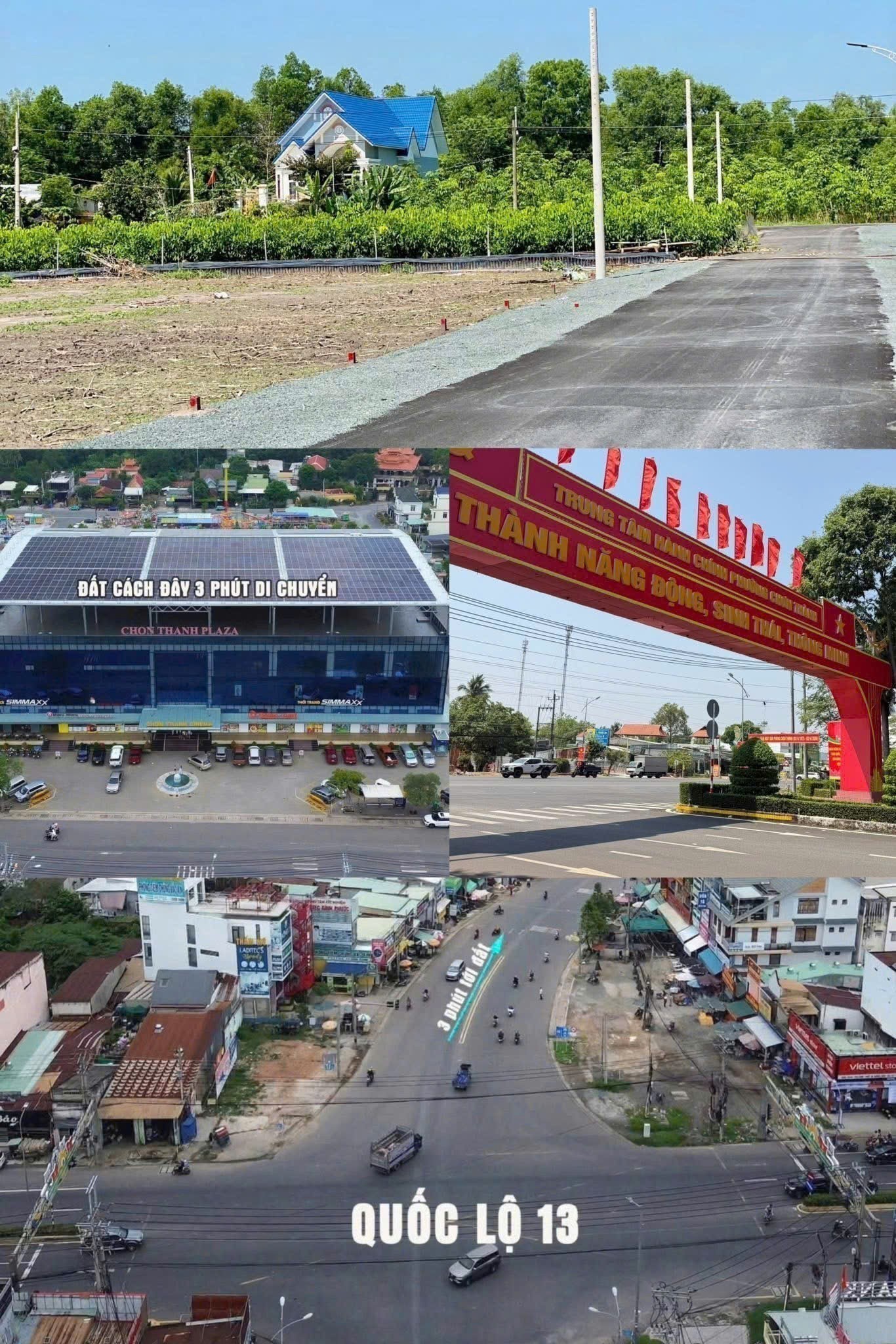 ĐẤT TRUNG TÂM CHƠN THÀNH – GIÁ CHỈ TỪ 5XX