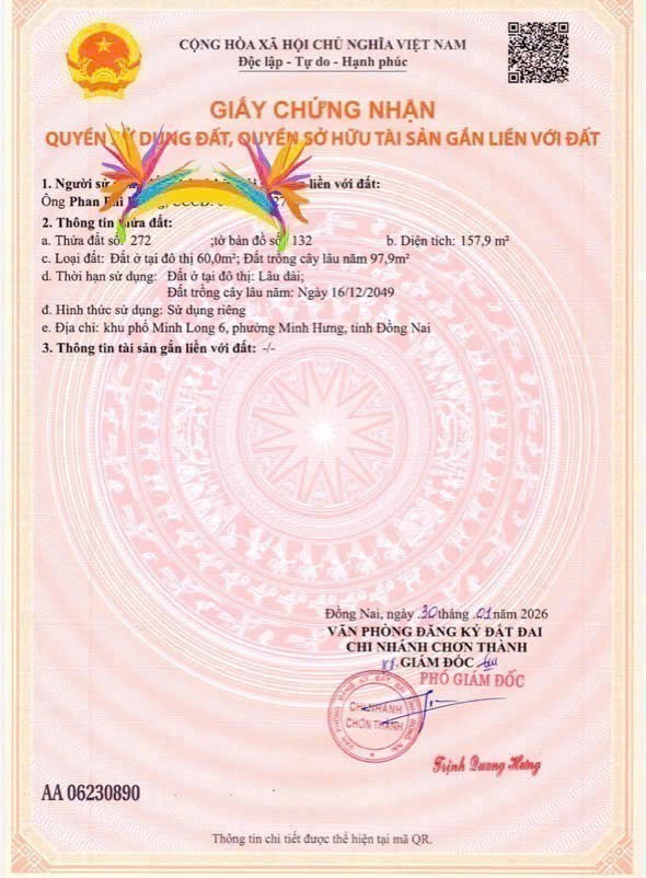 ĐẤT TRUNG TÂM CHƠN THÀNH – GIÁ CHỈ TỪ 5XX 2