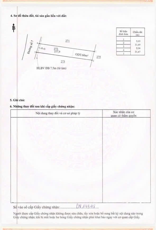 ĐẤT SỔ RIÊNG NGAY CHƠN THÀNH – GIÁ 5XX 3