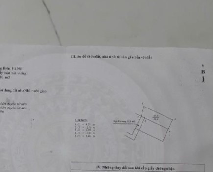 Bán đất ngõ 74 Thượng thanh 52m x 4,2MT vuông vắn, gần oto chỉ nhỉnh 7 tỷ còn tl. 3