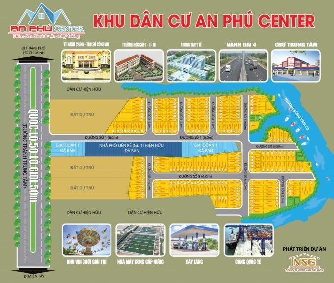 Đất nền trục chính kdc An Phú 113m2 giá rẻ đầu tư  cho khách mua 940tr 4