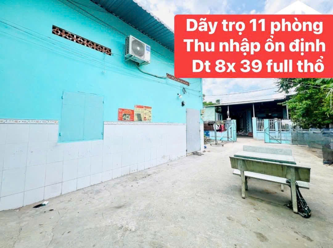 Bán dãy trọ 11 phòng đang có doanh thu ở xã Trung An dt 312m2 full thổ giá 4,6 tỷ 3