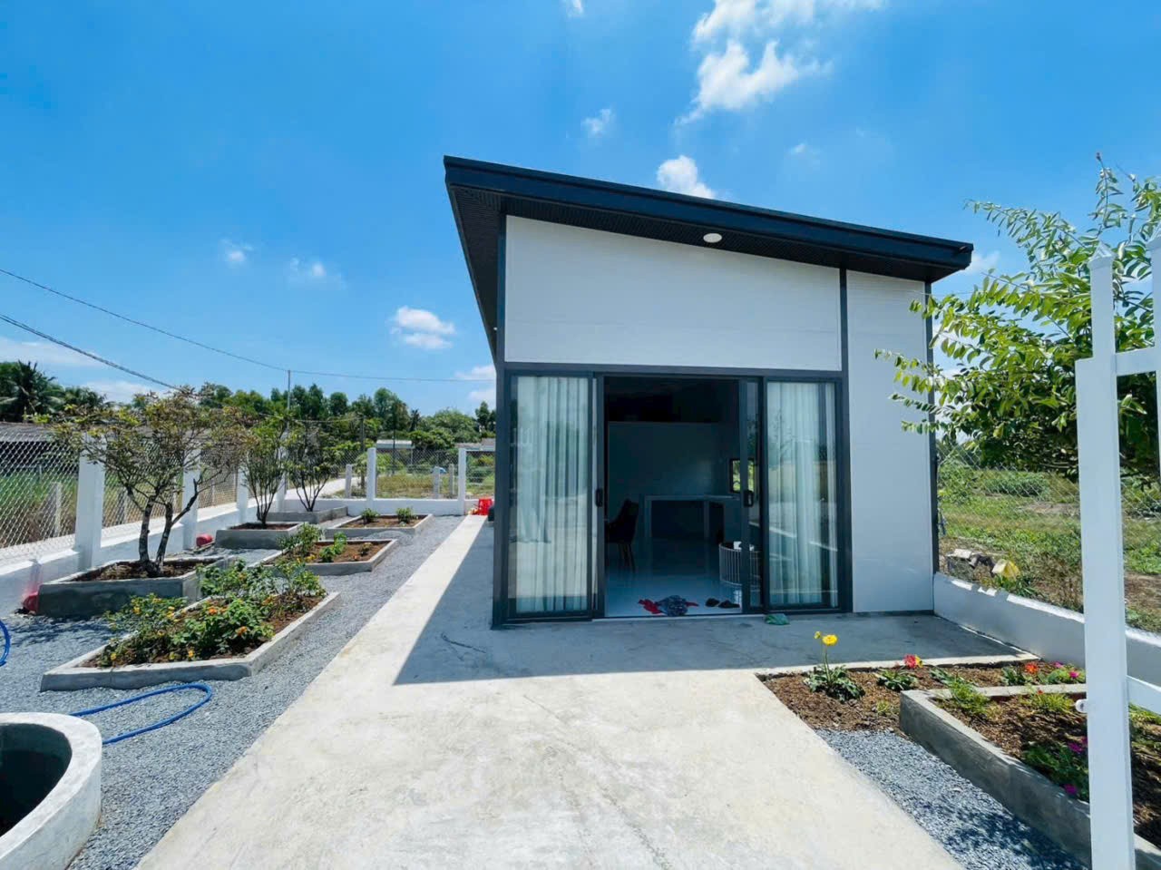 Bán nhà vườn mt đường Nguyễn Thị Tầm, Bình Lãng, Tân Trụ dt 166m2 full thổ giá 1,11 tỷ 16