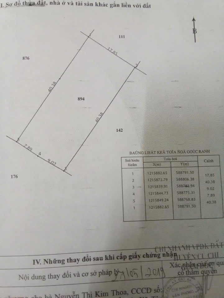 Cần bán Đất Xã Tân Thạnh Tây, Củ Chi, Diện tích 2597m², Giá 5.3 Tỷ 7