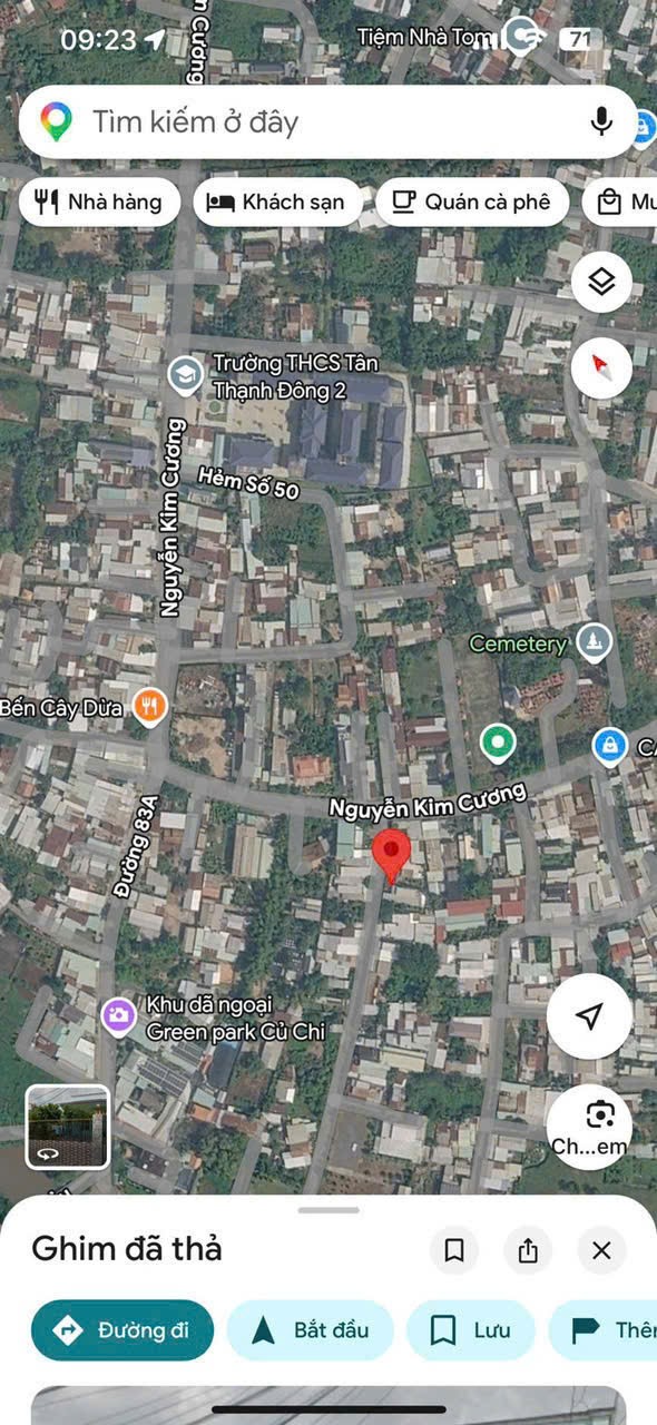 Bán đất mặt tiền đường nhựa 65 , xã Tân Thạnh Đông dt 98,6m2 ( 70m2 thổ ) giá 2,2 tỷ 3