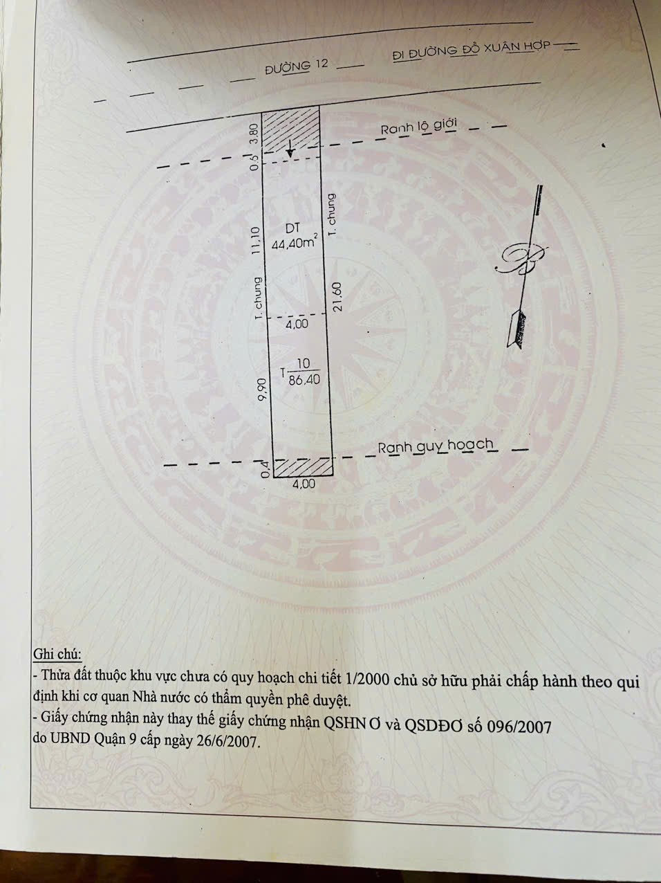 Cần bán Nhà mặt tiền Phường Phước Bình, Quận 9, Diện tích 86m², Giá 9.8 Tỷ 2