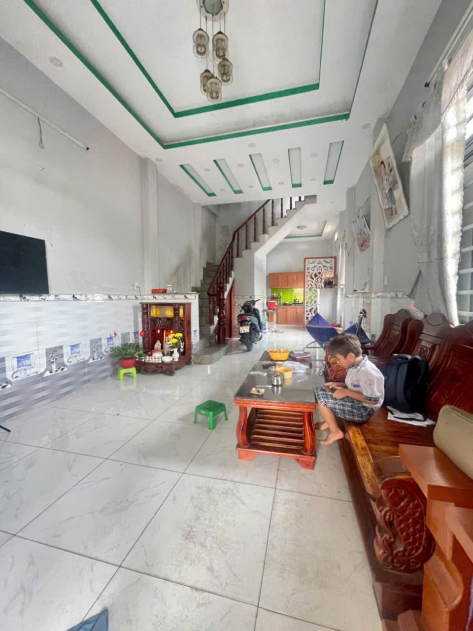 Bán nhà lầu góc 2mt đường nhựa / tỉnh lộ 15, xã Trung An dt 168m2 kèm 3 phòng trọ giá 3,8 tỷ 4