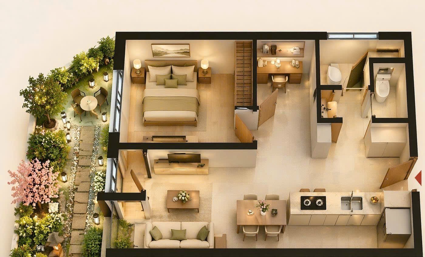 Quỹ Căn Thưởng Toà F1&F5 Sun FourS Tower Độc Quyền 2,55 tỷ. 0% lãi suất 3 năm, vốn 25% từ 600 triệu 7