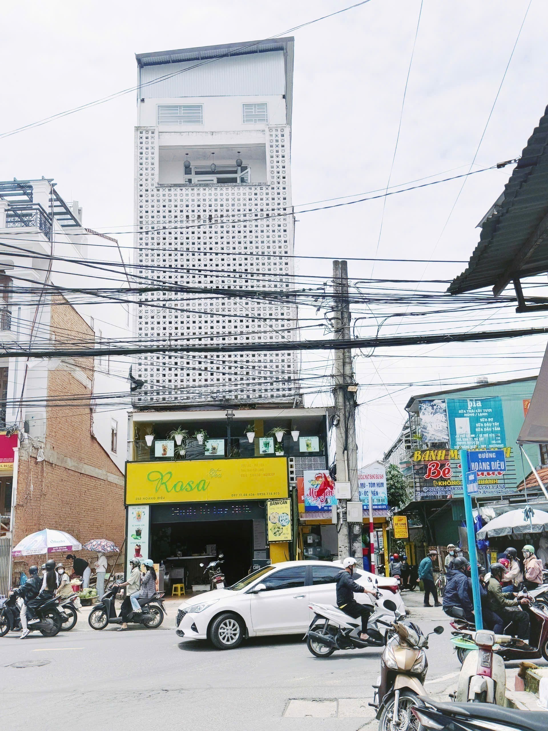 Cho thuê nhà 3 mặt tiền Hoàng Diệu phường 5 Đà Lạt 50 triệu/tháng