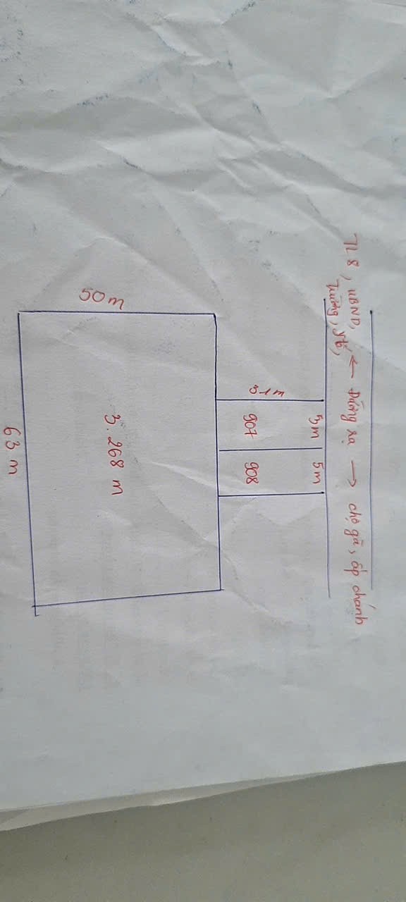 Bán đất đường beton 7m Đức Lập Hạ tdt 3568m2 (309m2 thổ + đất nuôi trồng thuỷ sản) giá chốt 5 tỷ 5