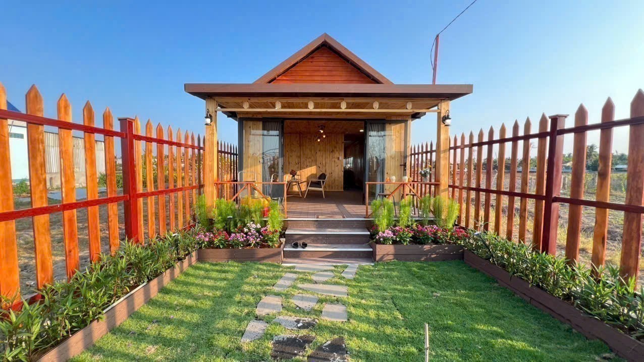 Bán nhà gỗ sân vườn nghỉ dưỡng xã Bình Trinh Đông, Tân Trụ dt 135m2 1pn, 1wc giá 1,35 tỷ 3