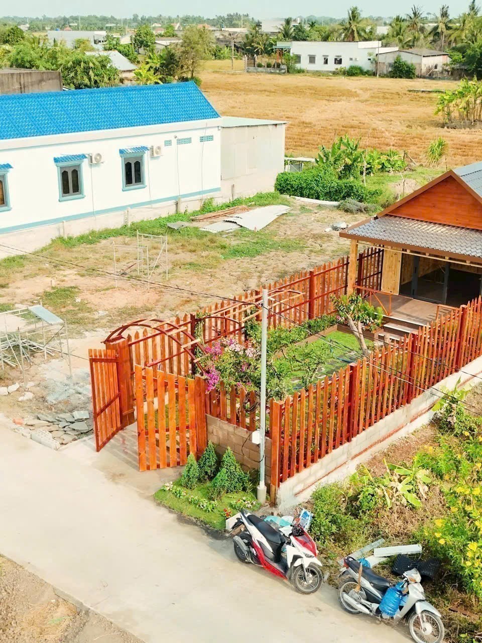 Bán nhà gỗ sân vườn nghỉ dưỡng xã Bình Trinh Đông, Tân Trụ dt 135m2 1pn, 1wc giá 1,35 tỷ 7