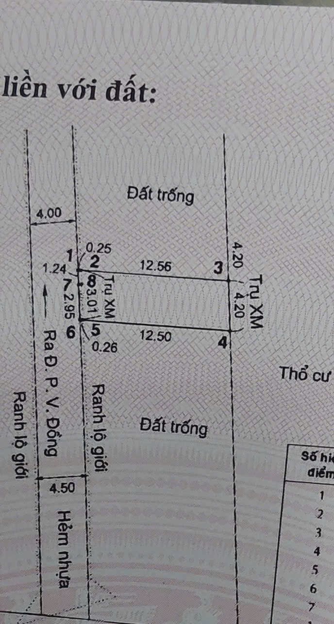 Cần bán Đất Phường Hiệp Bình Chánh, Thủ Đức, Diện tích 52m², Giá Thương lượng 4