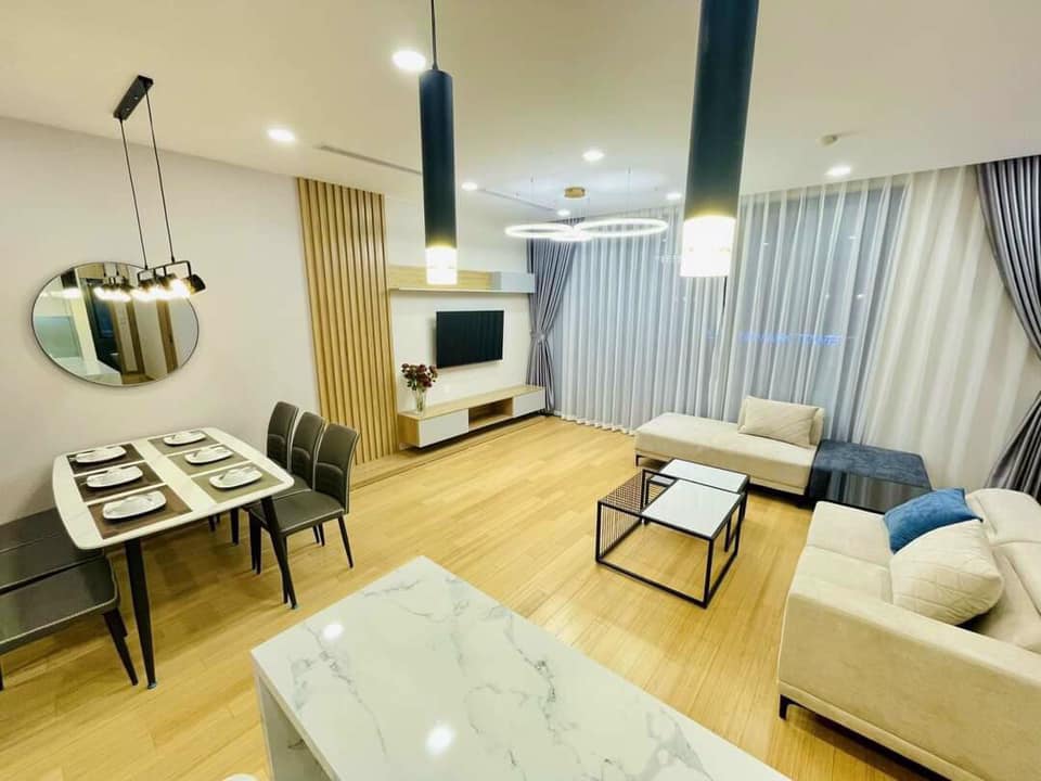 Cho thuê căn hộ ở Riverside Garden Vũ Tông Phan, 70m2 2PN đủ đồ, giá 13tr/tháng. LH 0327582785 1