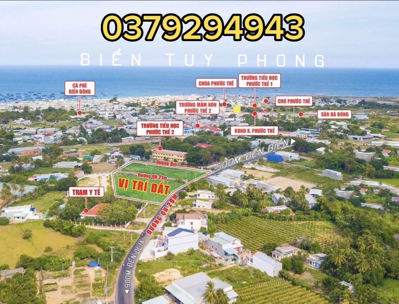 Cơ hội đầu tư đất nền ven biển Tuy Phong gần cao tốc Phan Thiết – Vĩnh Hảo (khánh thành vào ngày 28/5) giá chỉ từ 108 Triệu 2