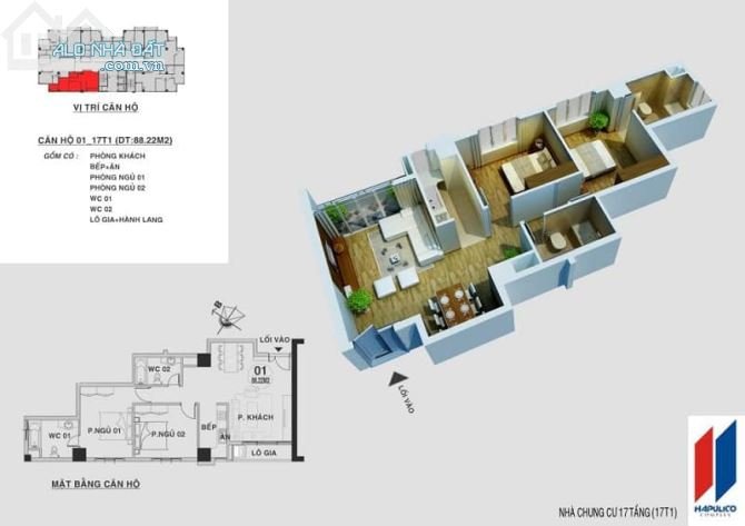 Cần bán Căn hộ chung cư đường Vũ Trọng Phụng, Phường Nhân Chính, Diện tích 89m², Giá 4 Tỷ 5