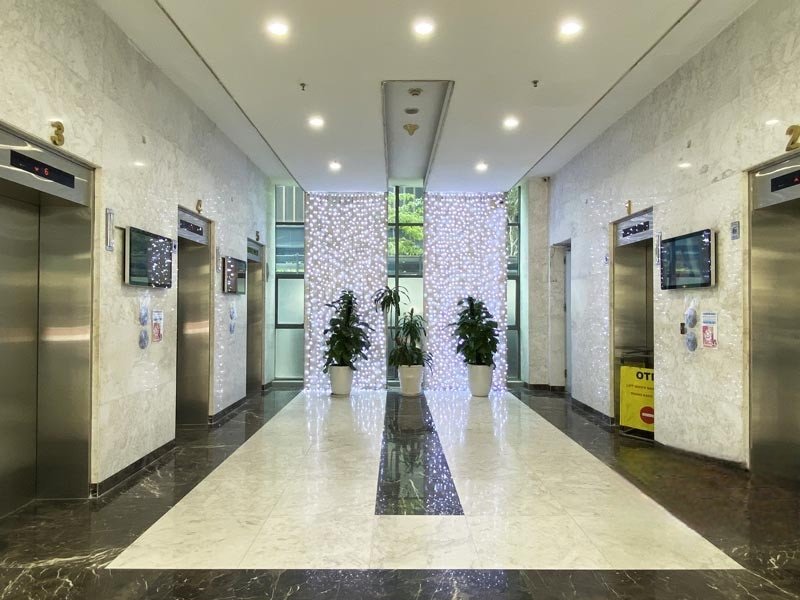 Tháp văn phòng cho thuê KV phía Nam Hà Nội- Hàn Việt Tower Giá hấp dẫn DT từ 59-273m2 4