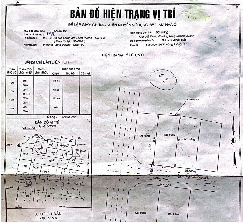 BDS HVL Siêu Rẻ ! Vuông đét 374 m² chỉ 8.2 tỉ lô đất Nguyễn Duy Trinh 03/05/2023 4