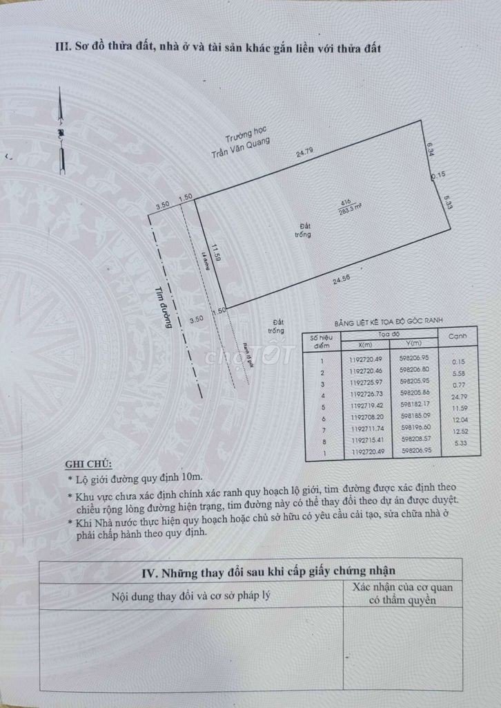 BDS HVL Lô đất hiếm Ni Sư Huỳnh Liên. P10. Q Tân Bình 06/05/2023 10