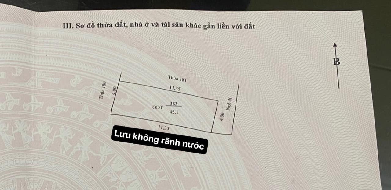 Bán đất ngõ phố Cô Đông, ph Bình Hàn, TP HD, 45m2, mt 4m, ngõ ngắn, chỉ 1.29 tỷ 3