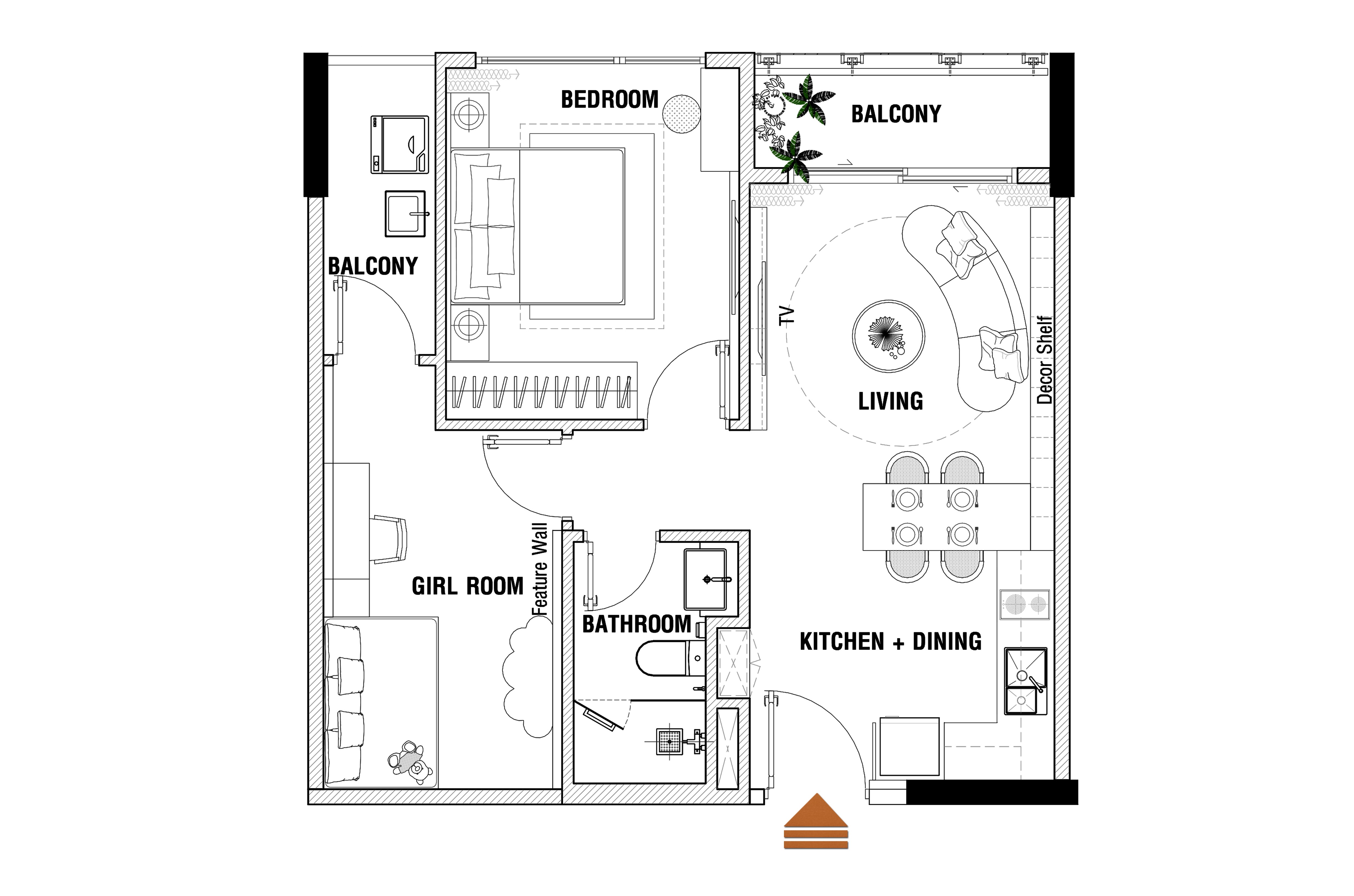 Cần bán Căn hộ chung cư Mizuki Park Xã Bình Hưng, Bình Chánh, Diện tích 60m², Giá 2.9 tỷ 3