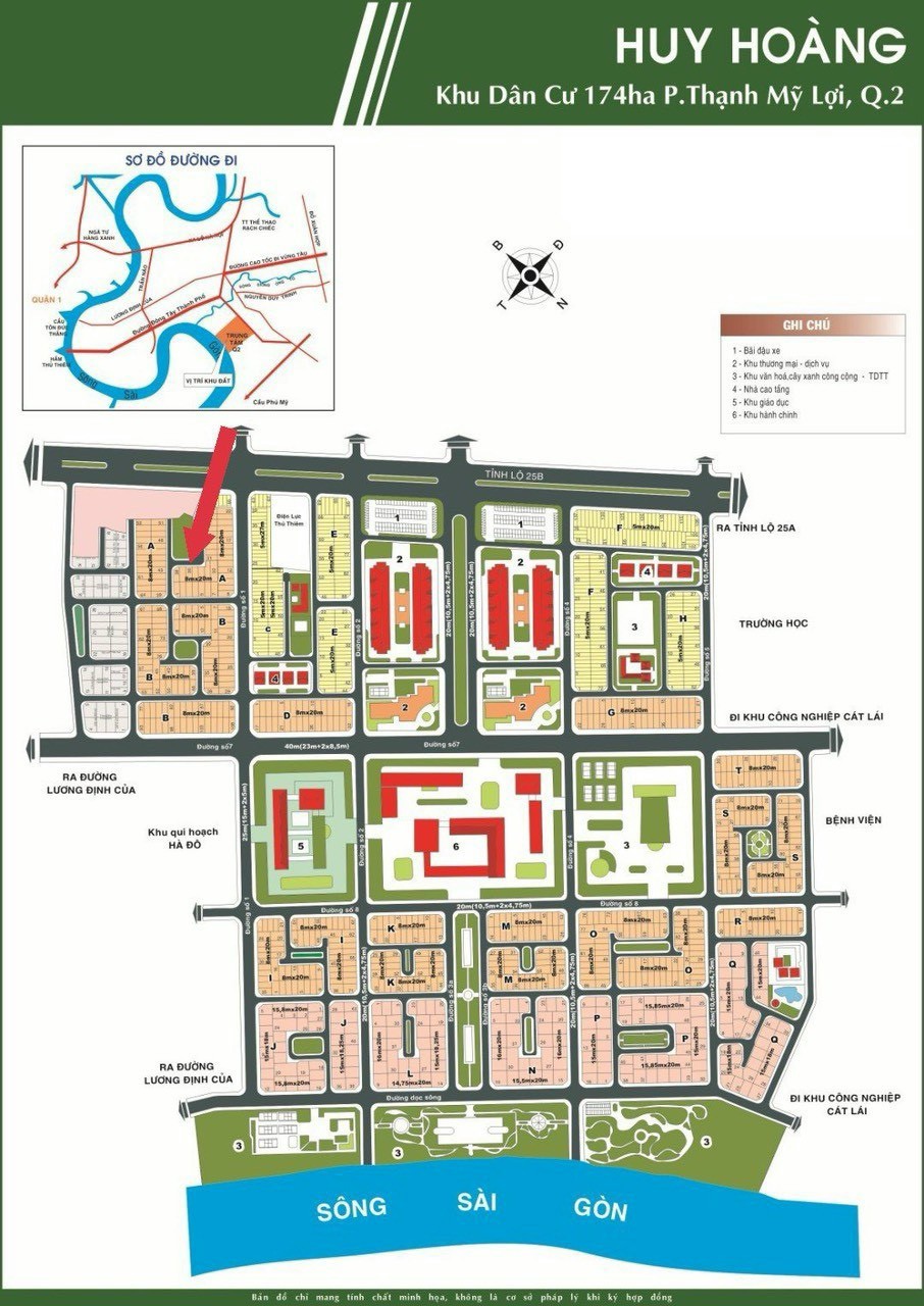 Cần bán Đất Phường Thạnh Mỹ Lợi, Quận 2, Diện tích 155m², Giá 155 Triệu/m² 4