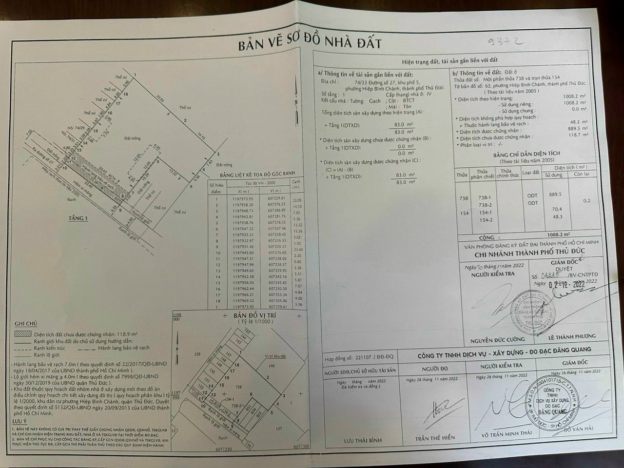 Cần bán Đất Phường Hiệp Bình Chánh, Thủ Đức, Diện tích 1000m², Giá 52 Tỷ 4