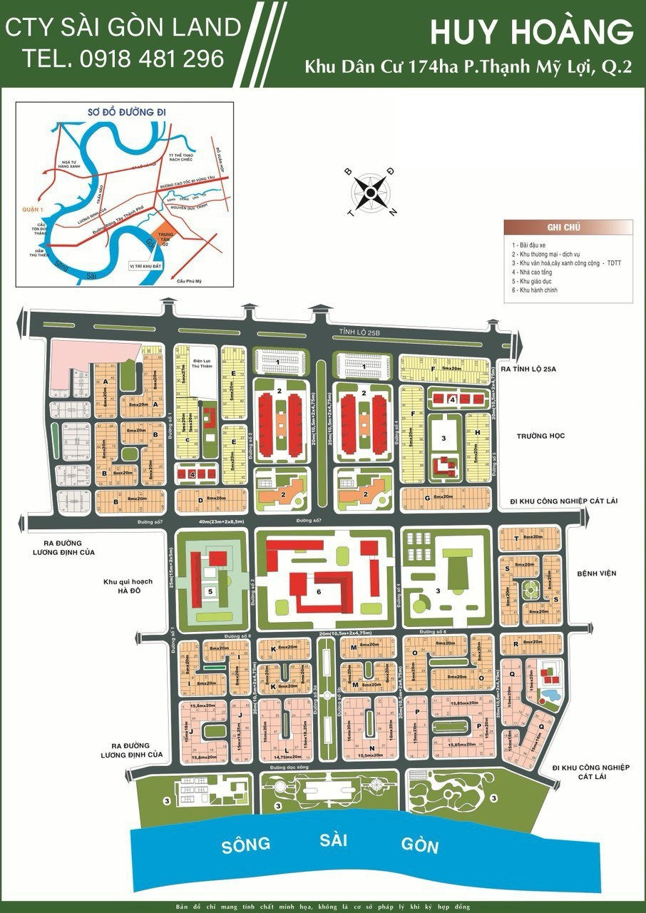 Cần bán Đất Phường Thạnh Mỹ Lợi, Quận 2, Diện tích 155m², Giá 150 Triệu/m² 3