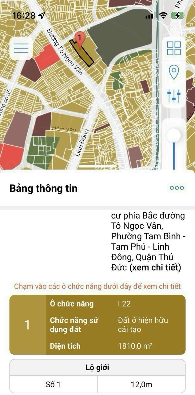 Cần bán Đất Phường Linh Đông, Thủ Đức, Diện tích 1810m², Giá 110 Tỷ 2