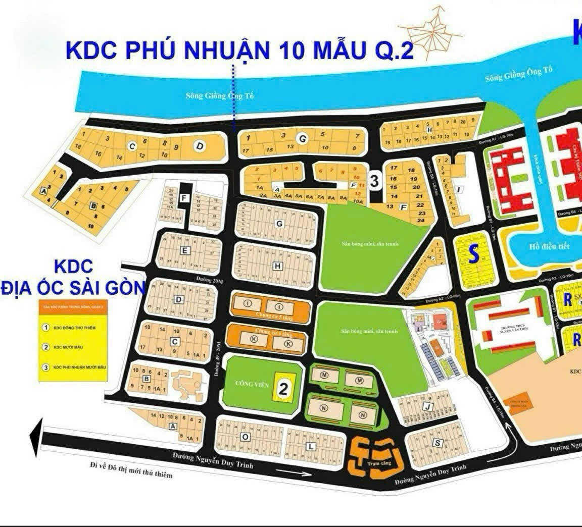 Cần bán Đất Phường Bình Trưng Đông, Quận 2, Diện tích 194m², Giá 16 Tỷ