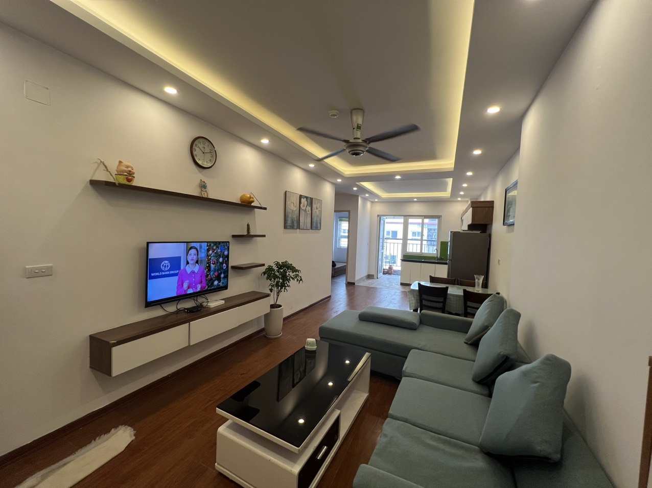 Bán căn hộ 68.5m² full nội thất, tầng 4 tòa HH02D – KĐT Thanh Hà Cienco 5